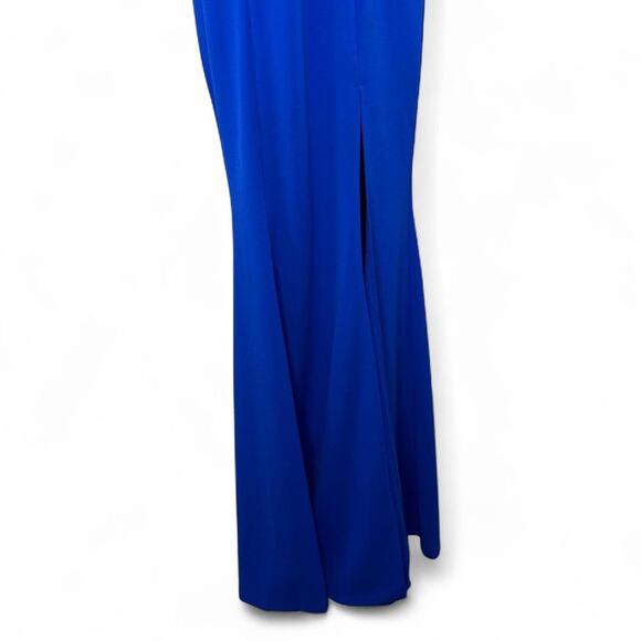 NWT Y2K Speechless Rhinestone Cutout Prom Dress Size 3 / S -  Blue Gown Glam - Picture 3 of 8